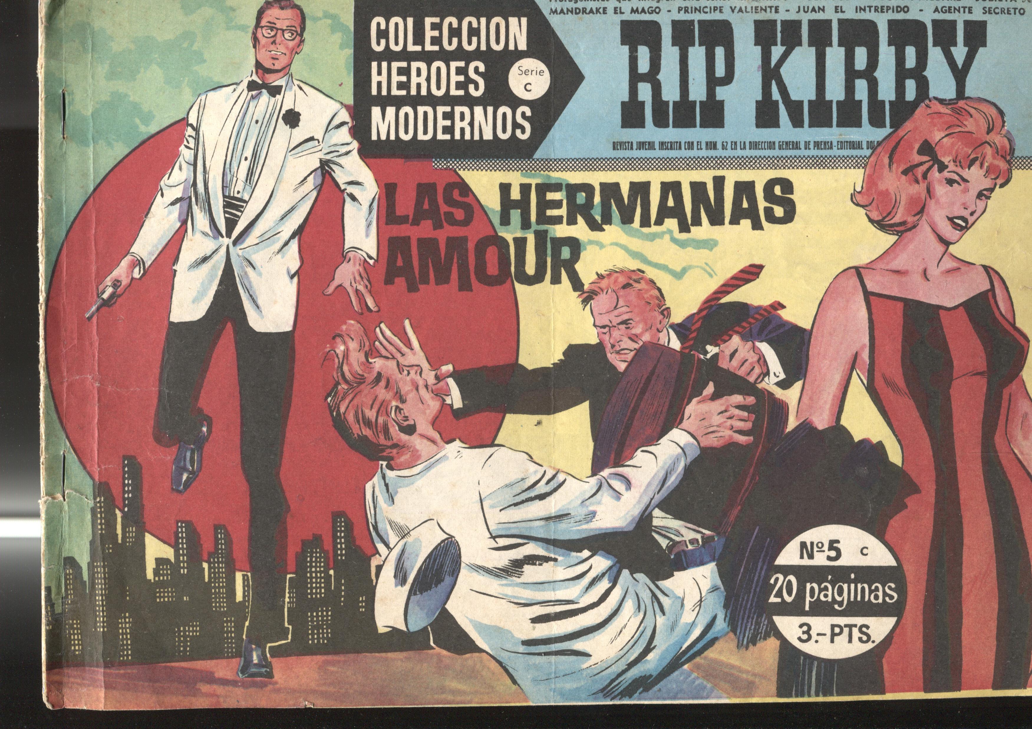 Heroes Modernos serie C: Rip Kirby numero 05 (numerado 3 en trasera)