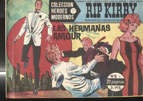 Heroes Modernos serie C: Rip Kirby numero 05 (numerado 3 en trasera)