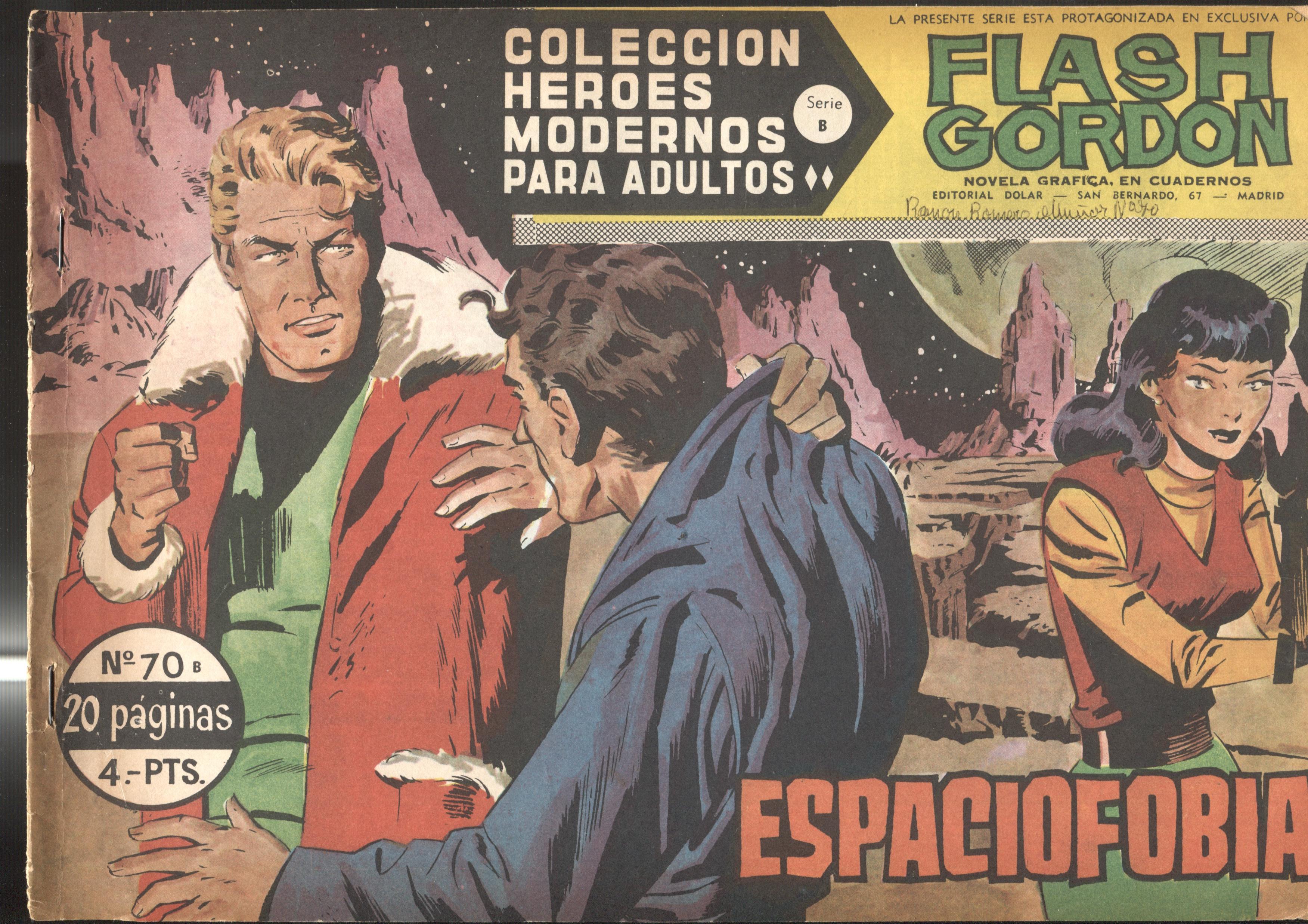 Heroes Modernos Flash Gordon serie B numero 70: Espaciofobia