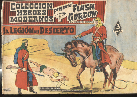 Flash Gordon-Heroes Modernos edicion 1958 numero 13: La legion del desierto
