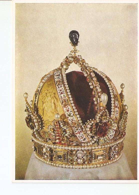 Postal 022043 : The Crown of emperior Rudolph II, the Imperial Crown of Austria