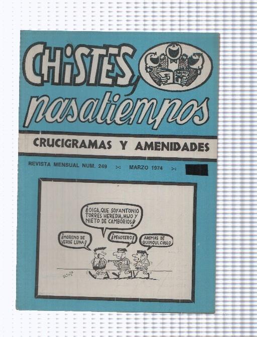 Chistes y Pasatiempos numero 249