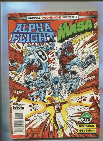 Alpha Flight - La Masa volumen 1 numero 49 (numerado 2 en trasera)