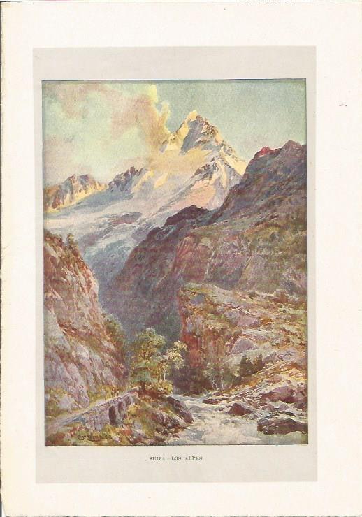 LAMINA 2390: Los Alpes de Suiza