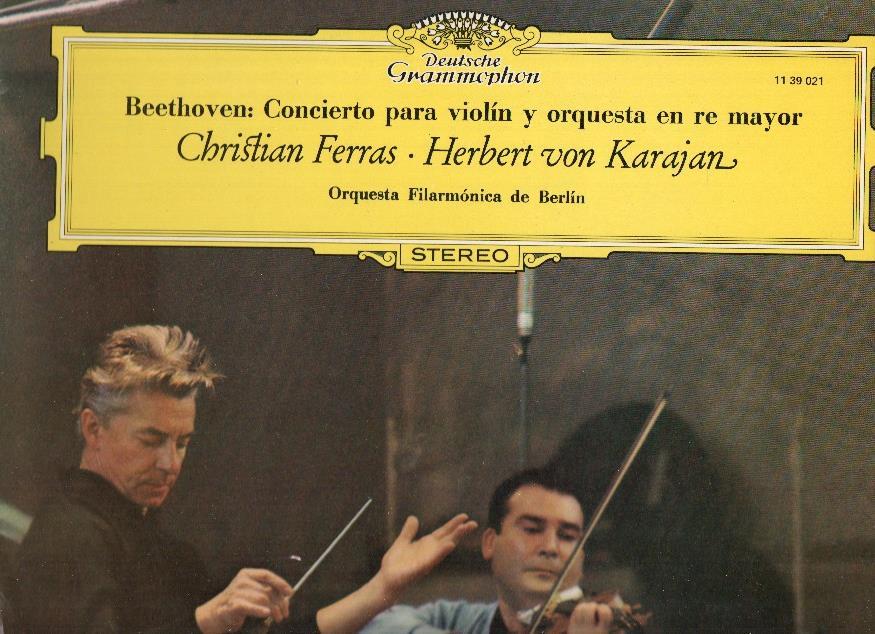 Disco/Vinilo-LP: BEETHOVEN - Concierto para Violin en RE MAYOR / Christian Ferras (Deustche Gramophon)