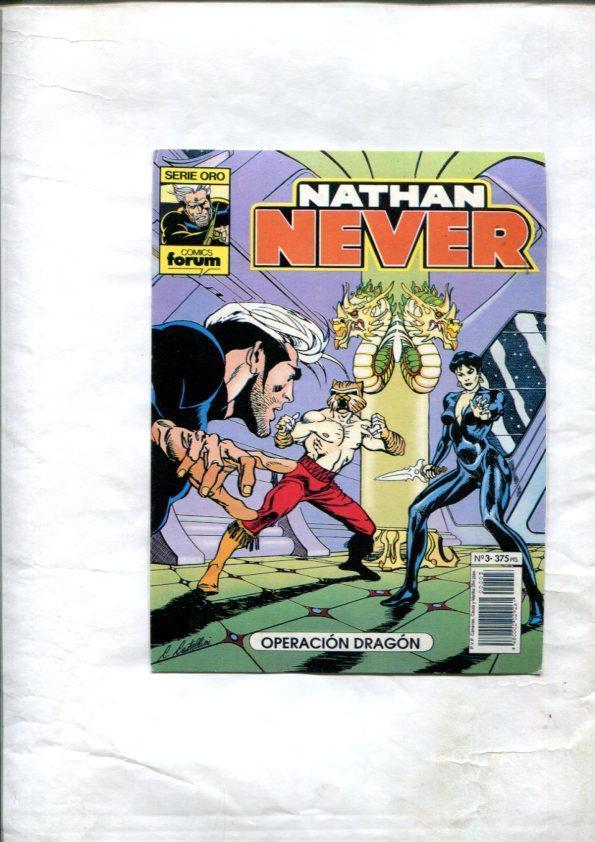 Cartulina postal propaganda de Nathan Never