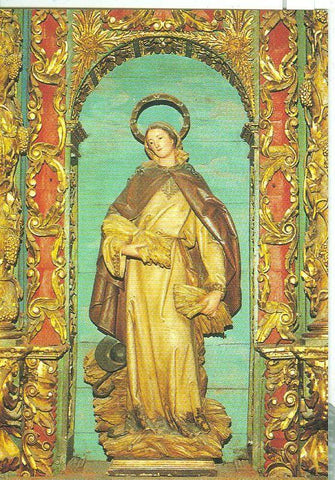 Postal 012657: Virgen Nuestra Señora del Campo, patrona de Ribadeo (Lugo)