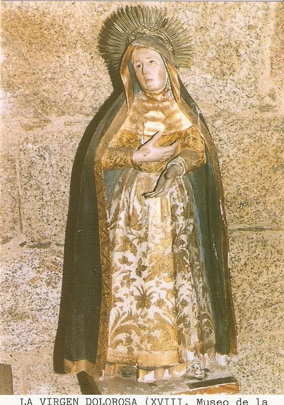 Postal 027183 : La Virgen Dolorosa (XVIII. Museo de la Catedral) Mondoñedo (Lugo)