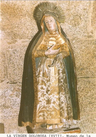 Postal 027183 : La Virgen Dolorosa (XVIII. Museo de la Catedral) Mondoñedo (Lugo)