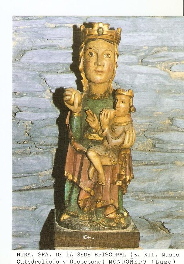 Postal 027186 : Ntr. Sra. De la Sede Epicospal (S. Xii. Museo Catedralicio y Diocesano) Mondoñedo (Lugo)