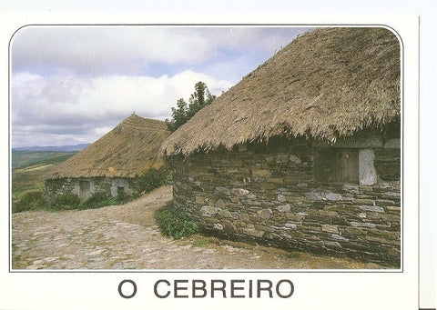 Postal 044933 : O Cebreiro (Lugo - España). Conjunto de pallozas tipicas