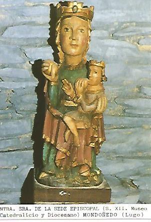 Postal 53655: NUESTRA SEÑORA DE LA SEDE EPISCOPAL. Mondoñedo Lugo