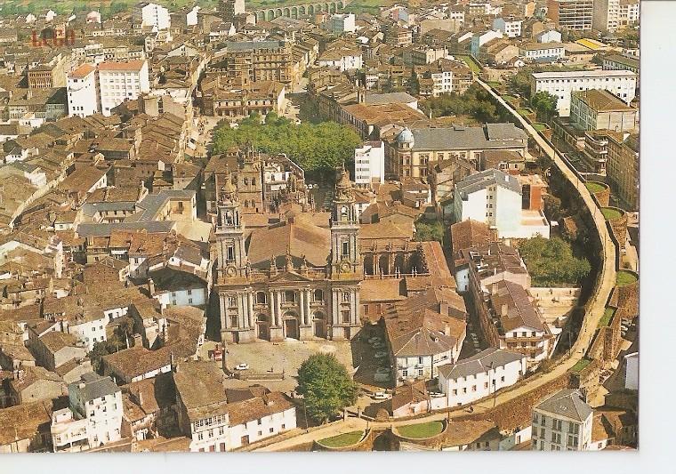 Postal 048239 : Lugo. Vista aerea