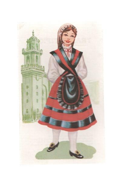 Cromos: Trajes tipicos de todo el mundo numero 098: lugo
