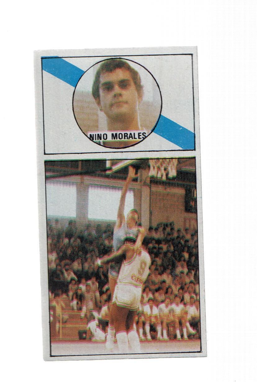 Cromo: Baloncesto 1986-1987: numero 022: NIno morales de Breogan de Lugo