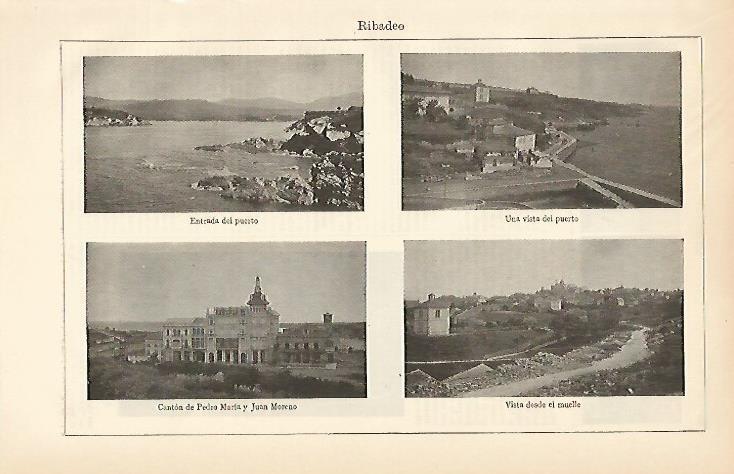 LAMINA ESPASA 6555: Vistas de Ribadeo Lugo