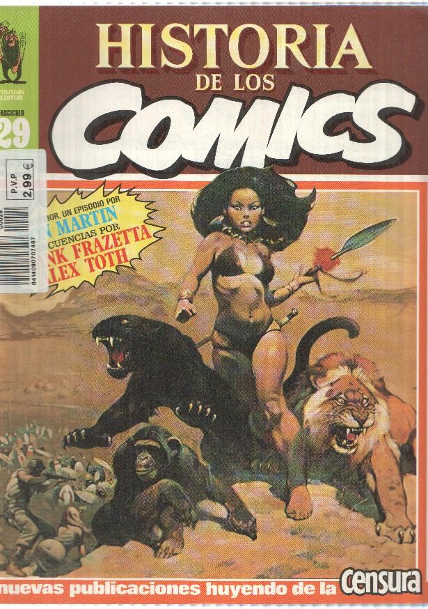 Toutain: Historia de los comics Toutain numero 29: La Censura: Frank Frazetta, Alex Toth, Don Martin