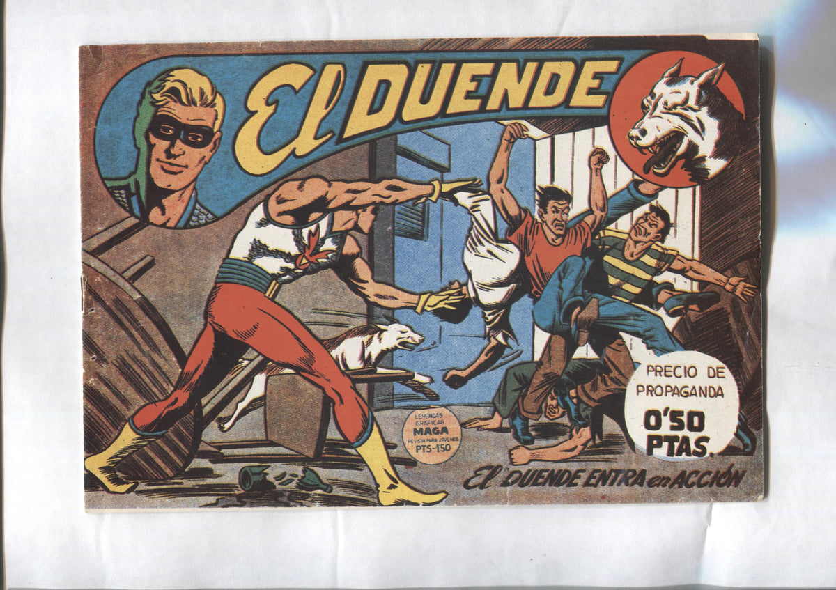 Facsimil: El Duende numero 01: El duende entra en accion