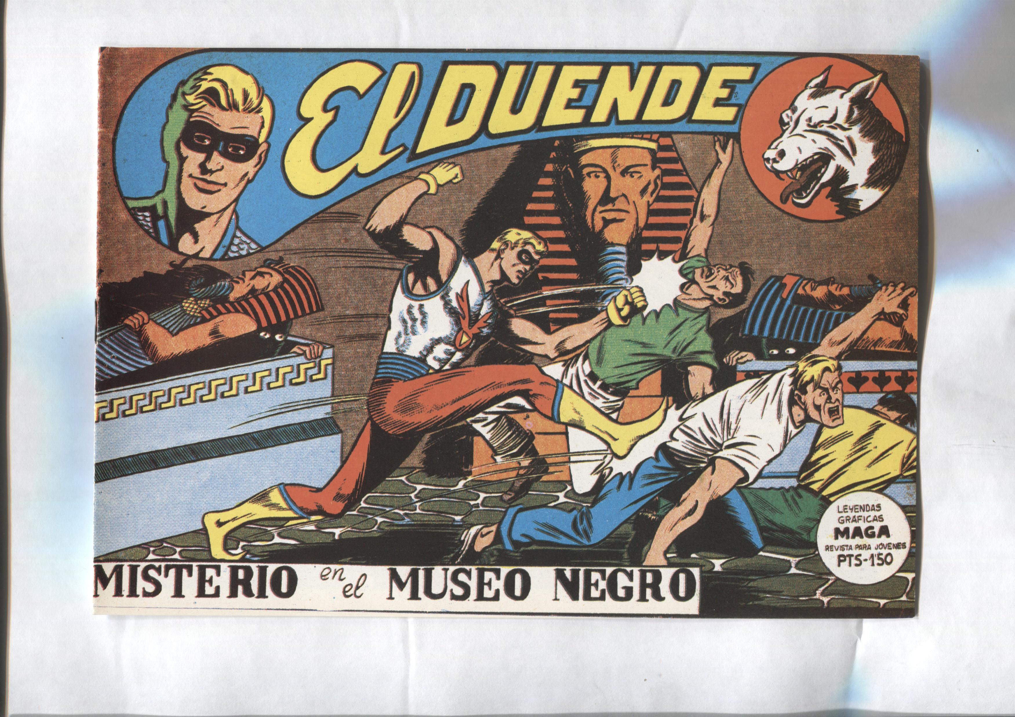 Facsimil: El Duende numero 03: Misterio en el museo negro