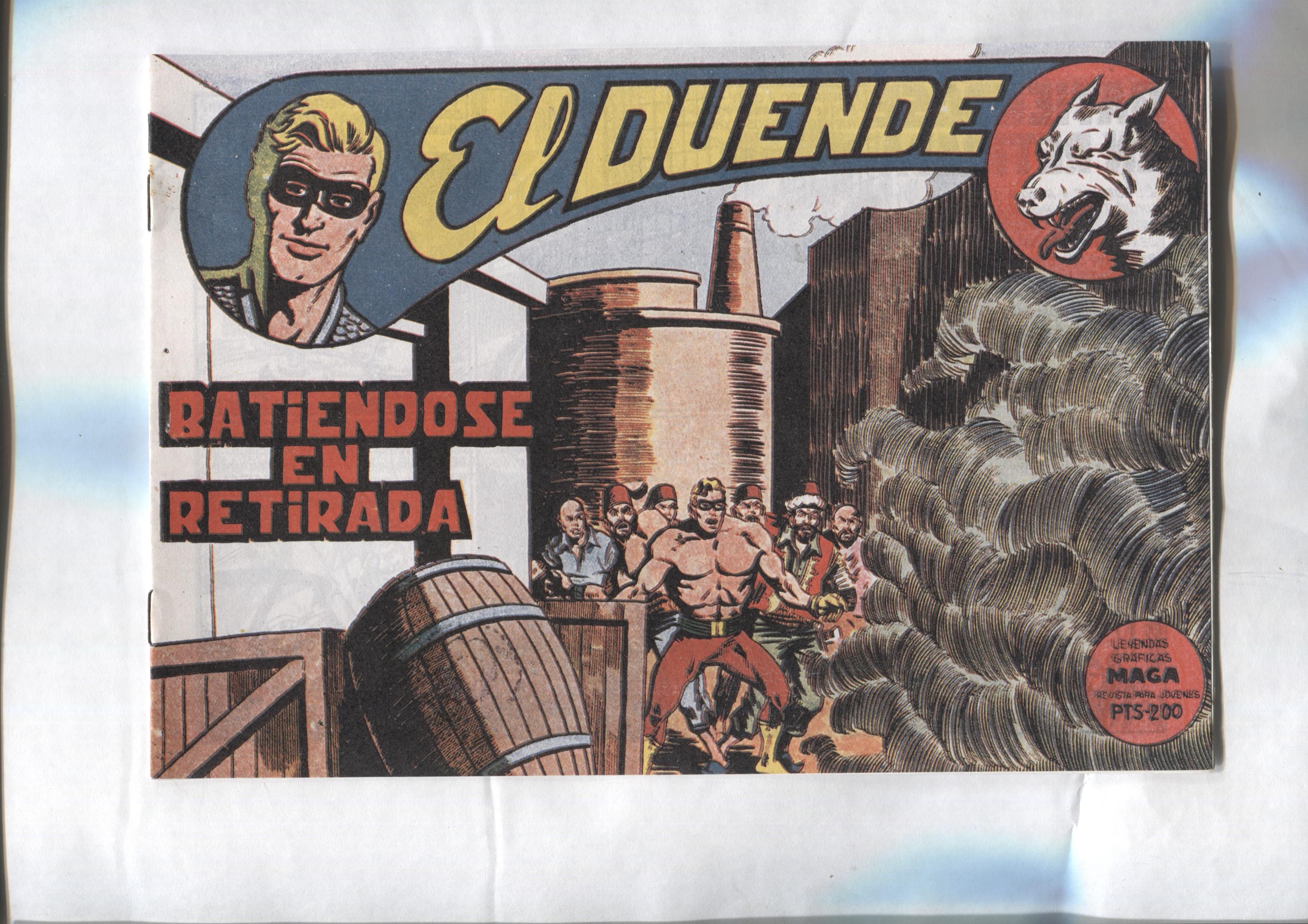 Facsimil: El Duende numero 24: batiendose en retirada