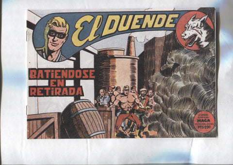 Facsimil: El Duende numero 24: batiendose en retirada