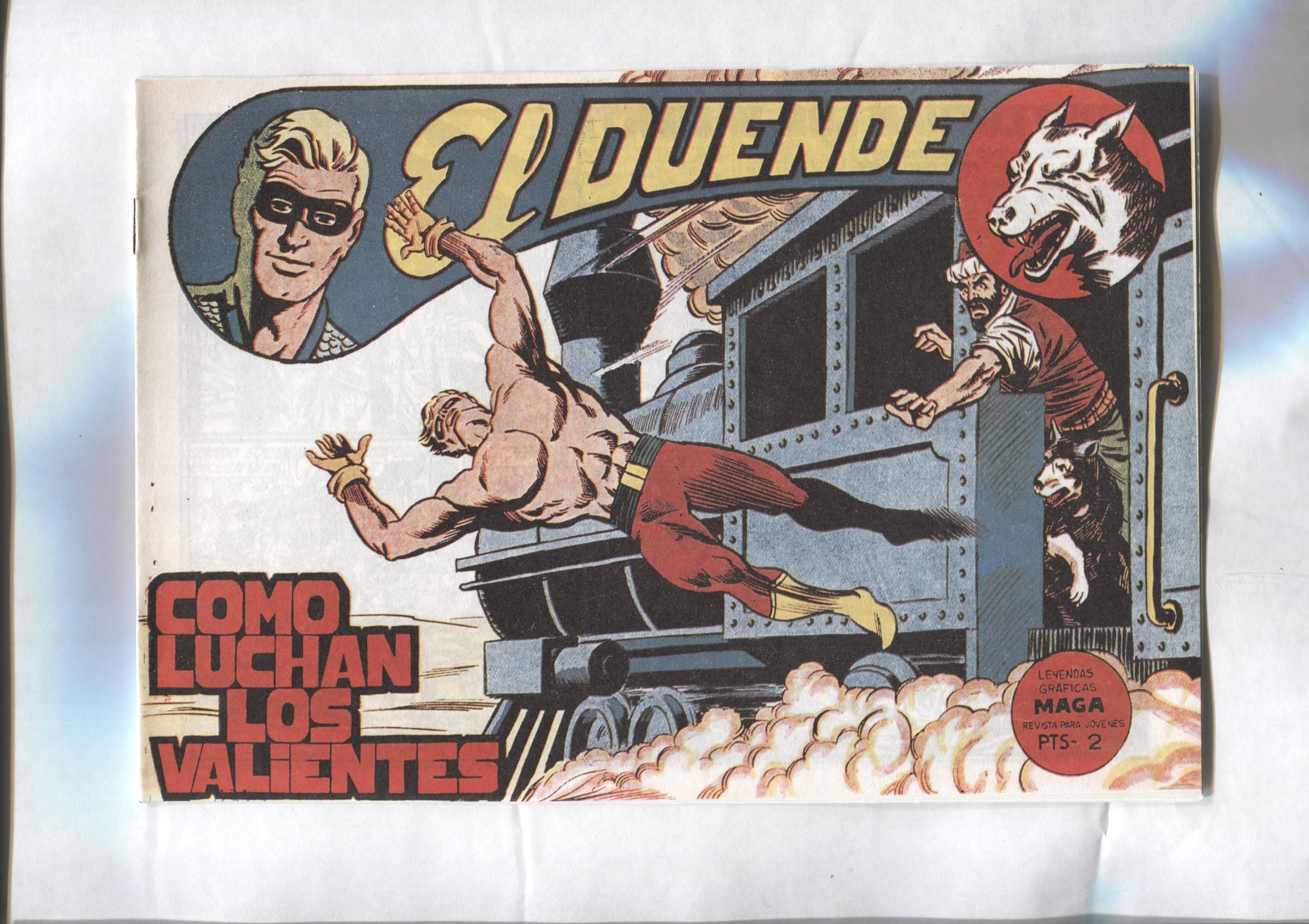 Facsimil: El Duende numero 25: Como luchan los valientes