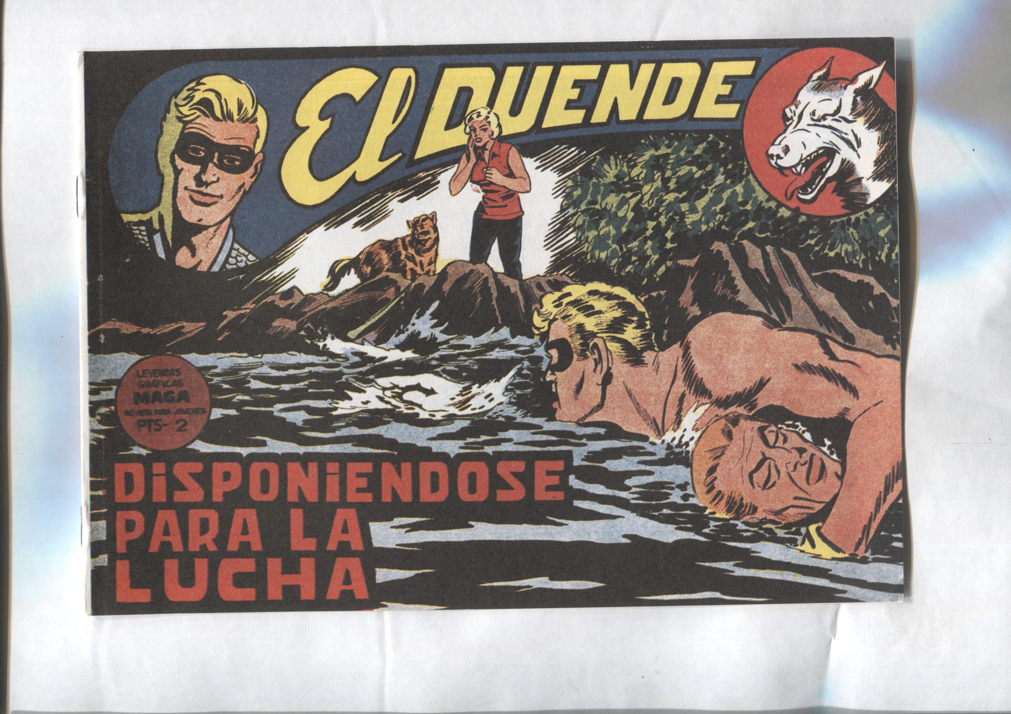 Facsimil: El Duende numero 34: Disponiendose para la lucha