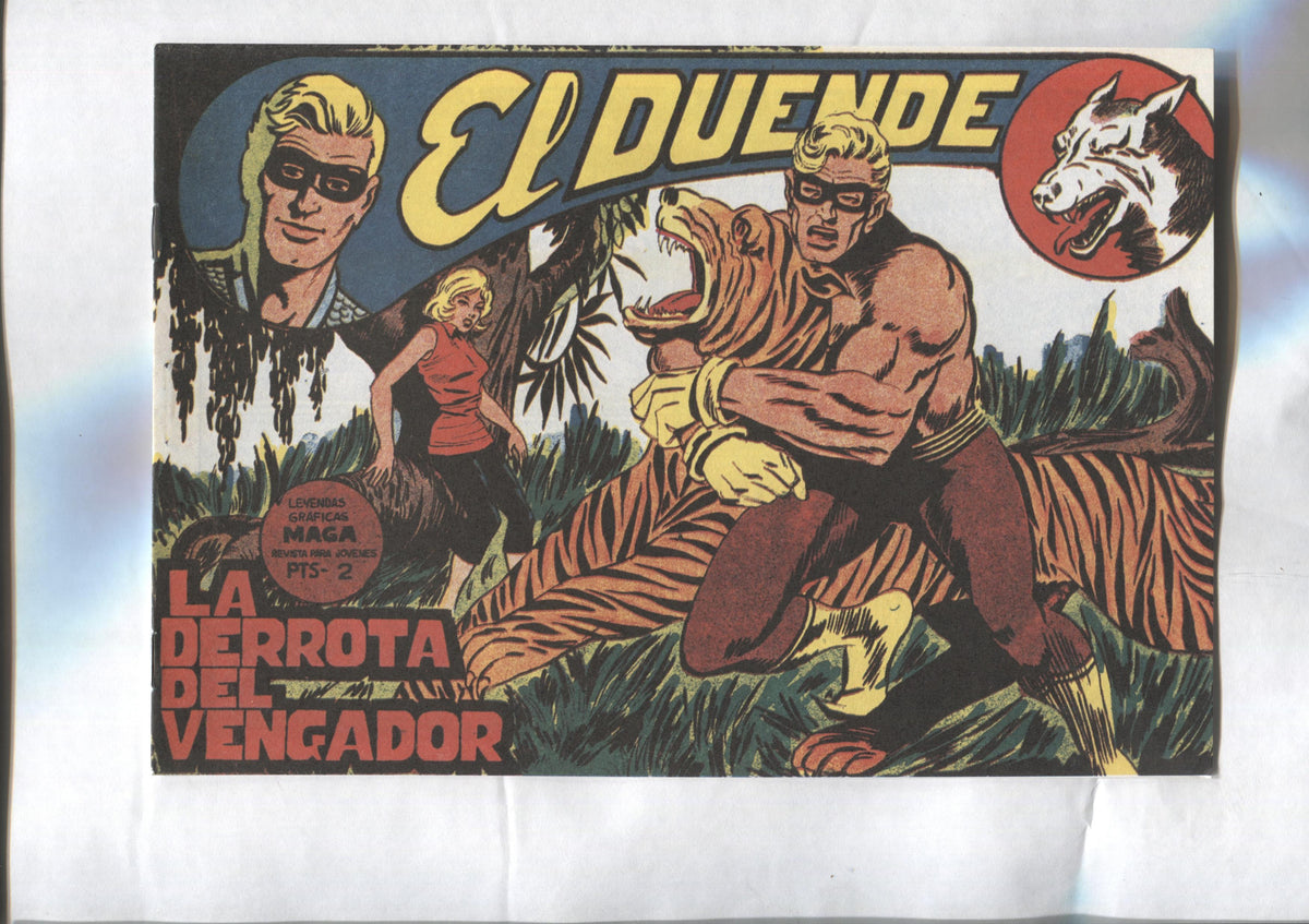 Facsimil: El Duende numero 36: La derrota del vengador