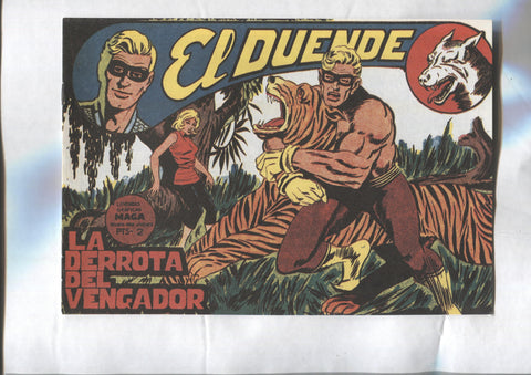 Facsimil: El Duende numero 36: La derrota del vengador