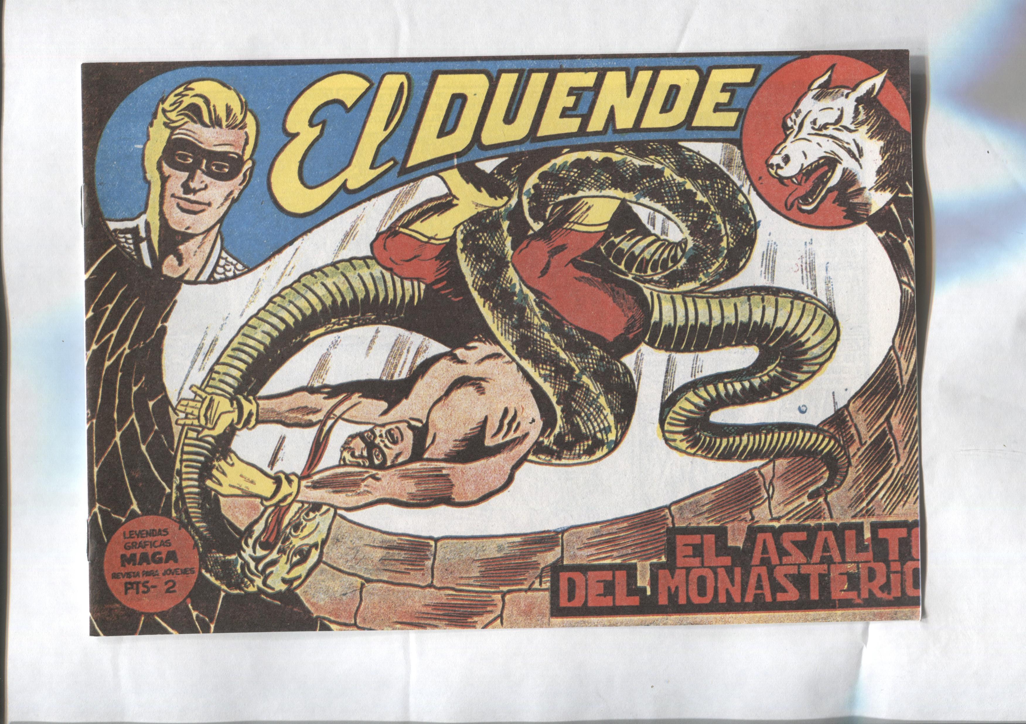 Facsimil: El Duende numero 38: El asaltante del monasterio