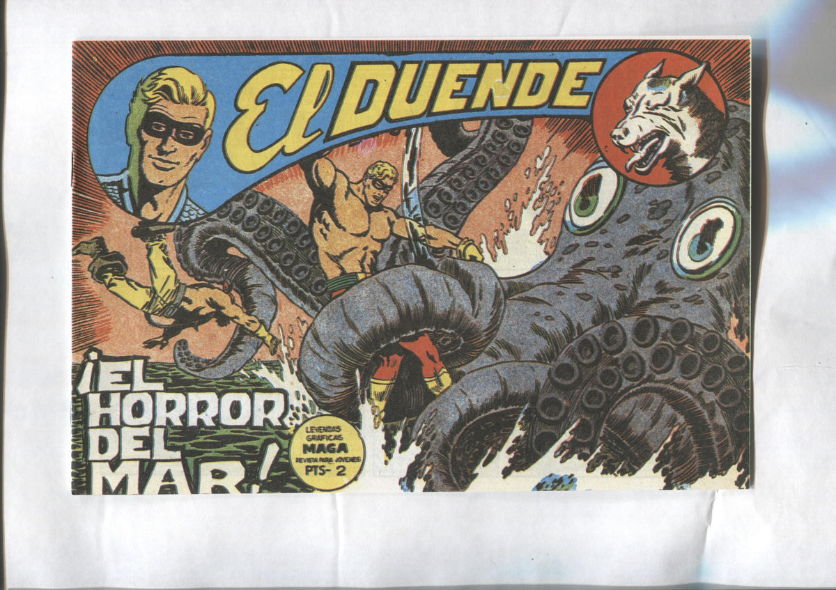Facsimil: El Duende numero 53: El horror del mar