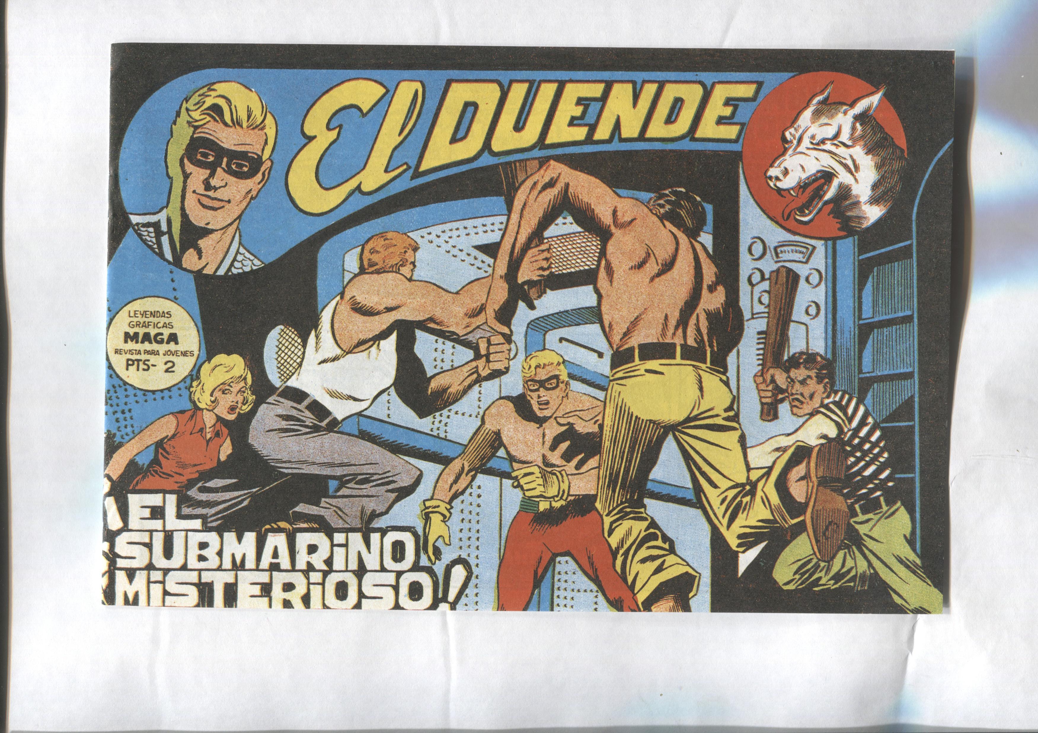 Facsimil: El Duende numero 55: El submarino misterioso
