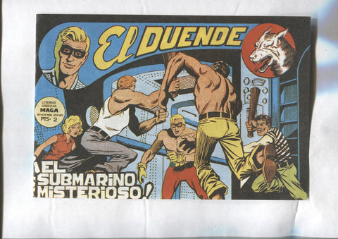 Facsimil: El Duende numero 55: El submarino misterioso