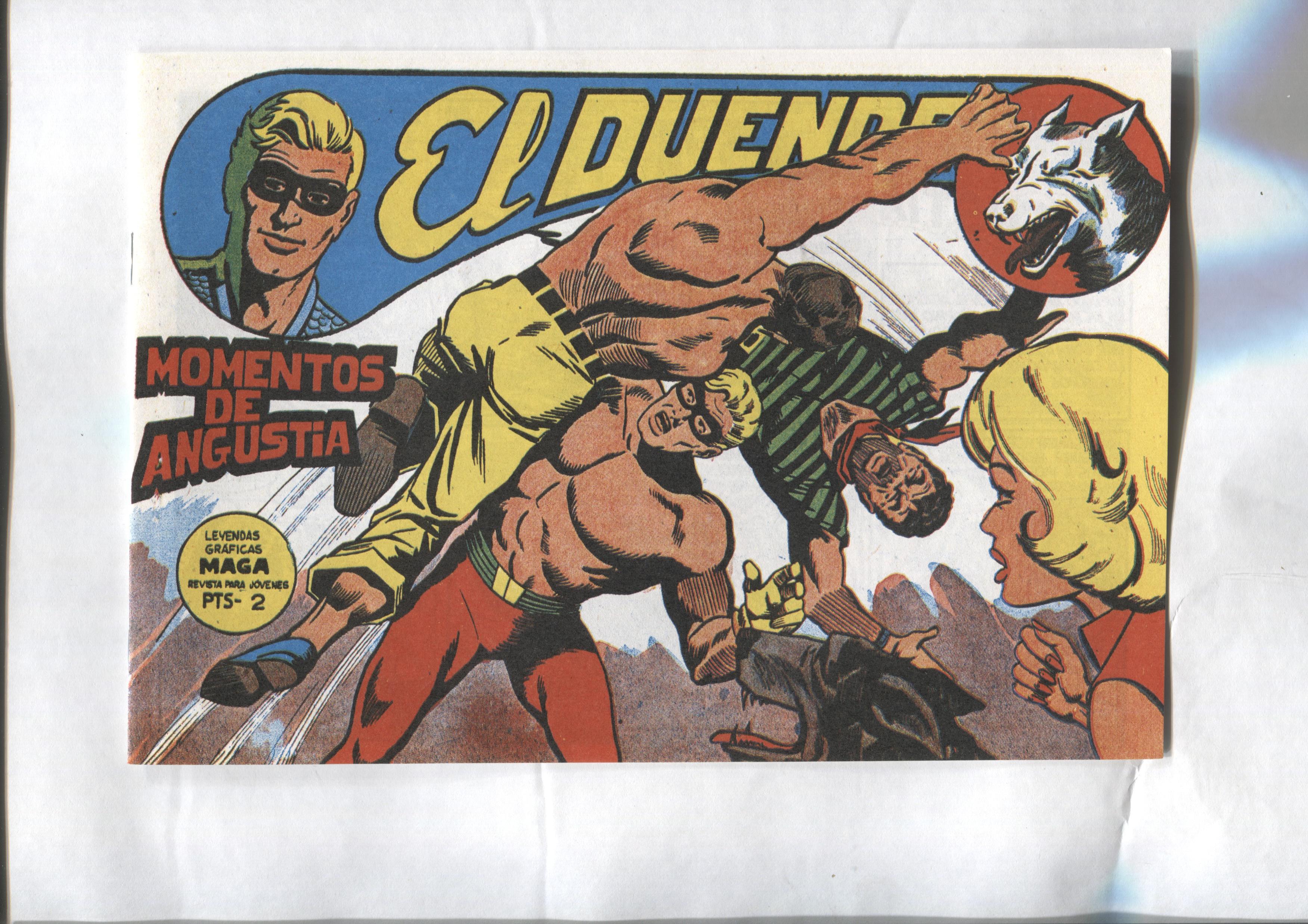Facsimil: El Duende numero 57: Momentos de angustia