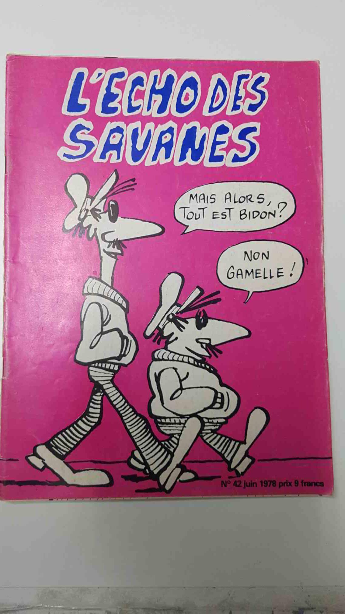 Revista, comic: Lecho des savanes num 42, juin 1978 - The Nerds