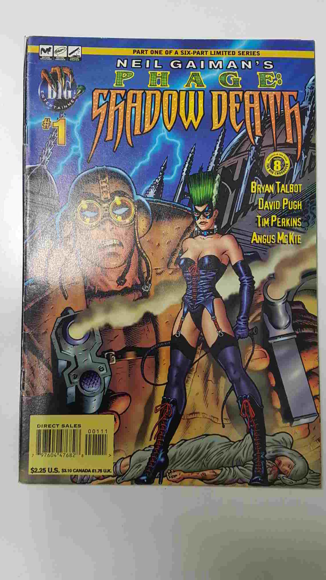 Comic: Neil Gaimans Phage-Shadow Death vol. 1 num 1 of 6 (1996) - Insurrection