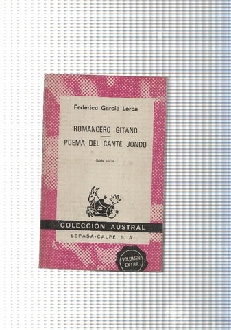coleccion Austral num. 1499: Romancero gitano- Poema del cante jondo