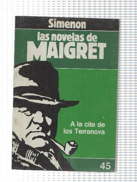 Las Novelas de Maigret numero 45: A la cita de los Terranova