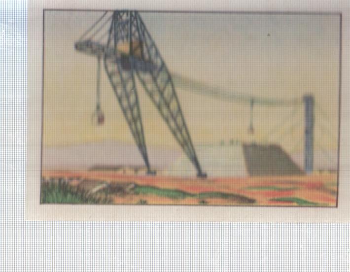 Cromo Nestle numerado 021: Tendido electrico