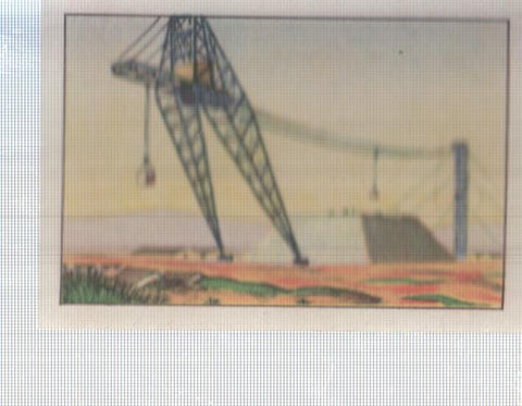 Cromo Nestle numerado 021: Tendido electrico