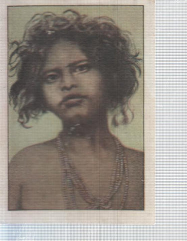 Cromo Nestle numerado 066: indigena