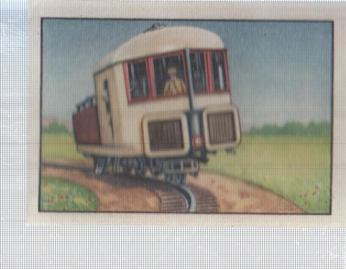 Cromo Nestle numerado 086: Ferrocarril