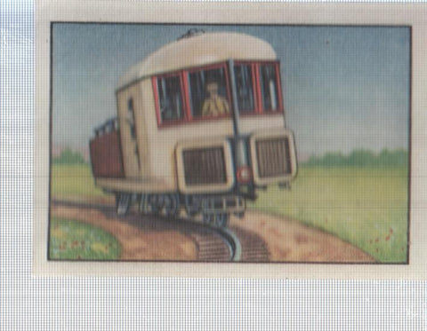 Cromo Nestle numerado 086: Ferrocarril