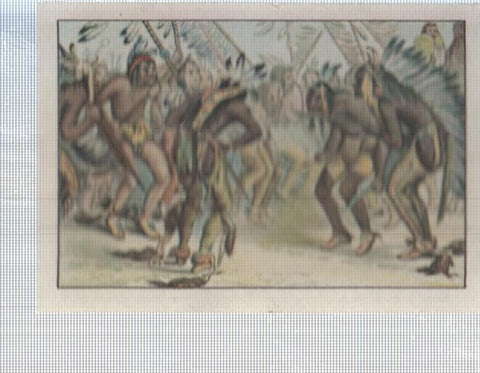 Cromo Nestle numerado 106: Indigena americano