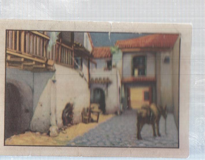 Cromo Nestle numerado 166: Casa tipica