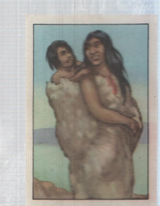Cromo Nestle numerado 176: Indigenas