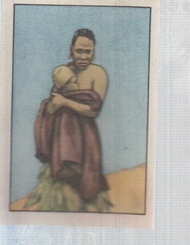 Cromo Nestle numerado 177: Indigenas