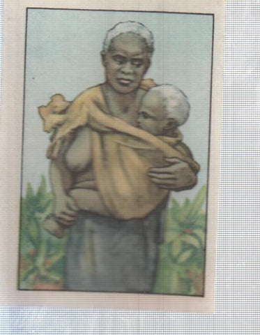Cromo Nestle numerado 180: Indigenas