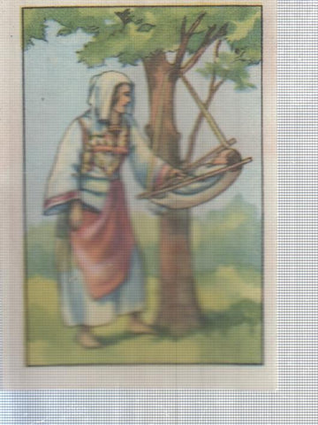 Cromo Nestle numerado 182: Indigenas