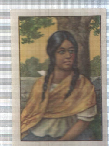 Cromo Nestle numerado 210: Indigena
